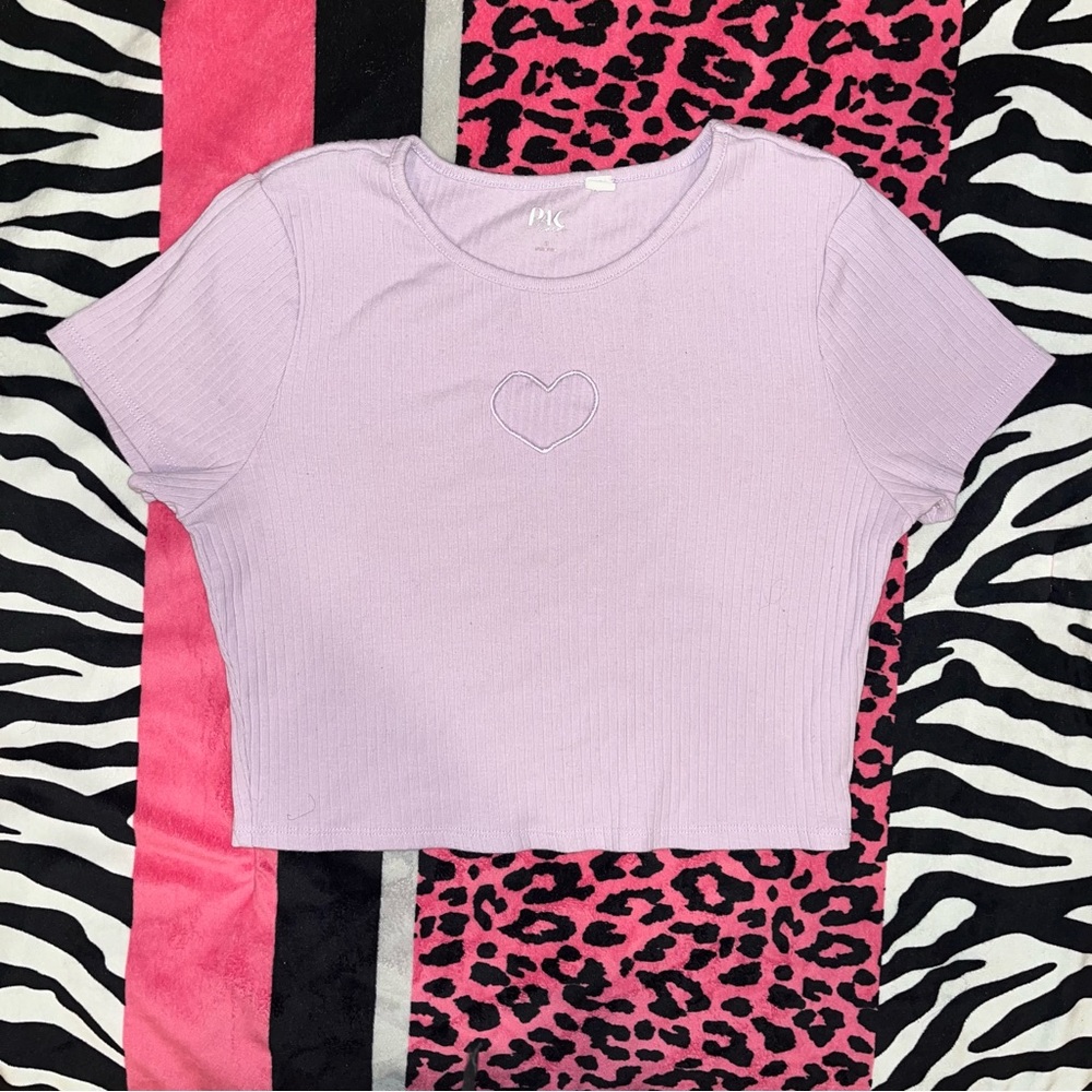 Purple Heart cut out top